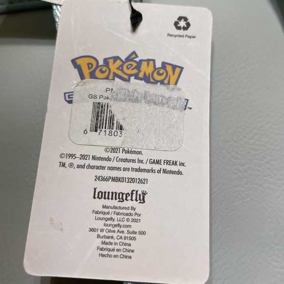 Pokemon X LoungeFly Kanto Starters Mini Backpack Collectors Bag - Picture 6 of 12